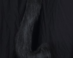Black cat realistic fursuit partial 8